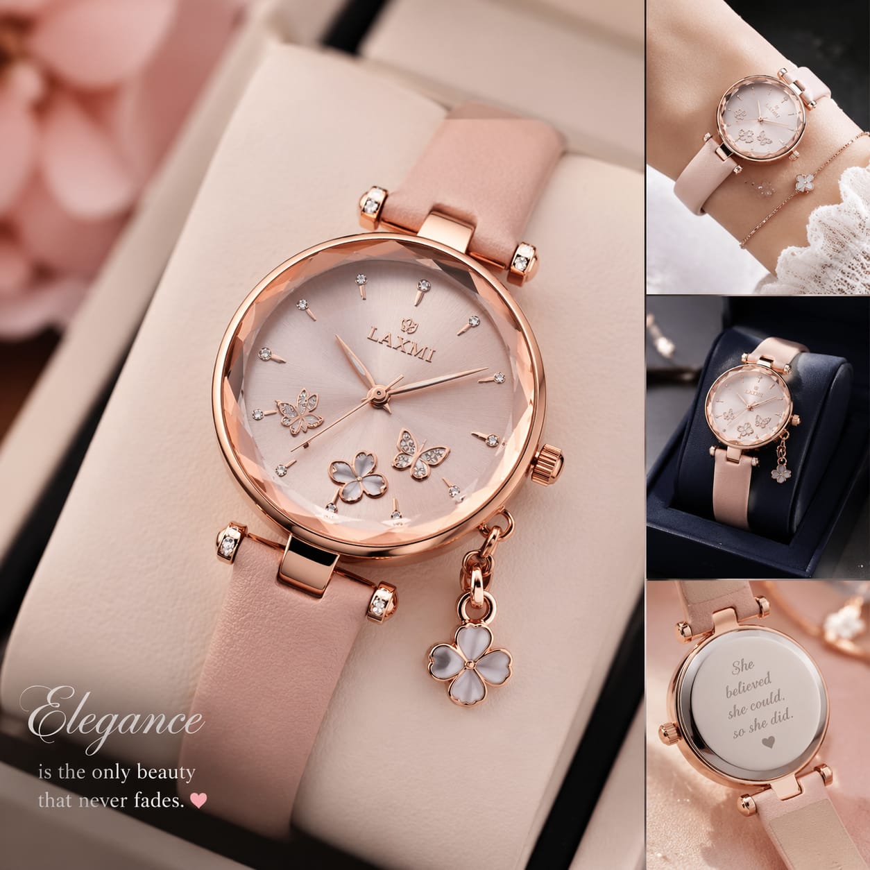 Elegant Rose Gold Women’s Watch